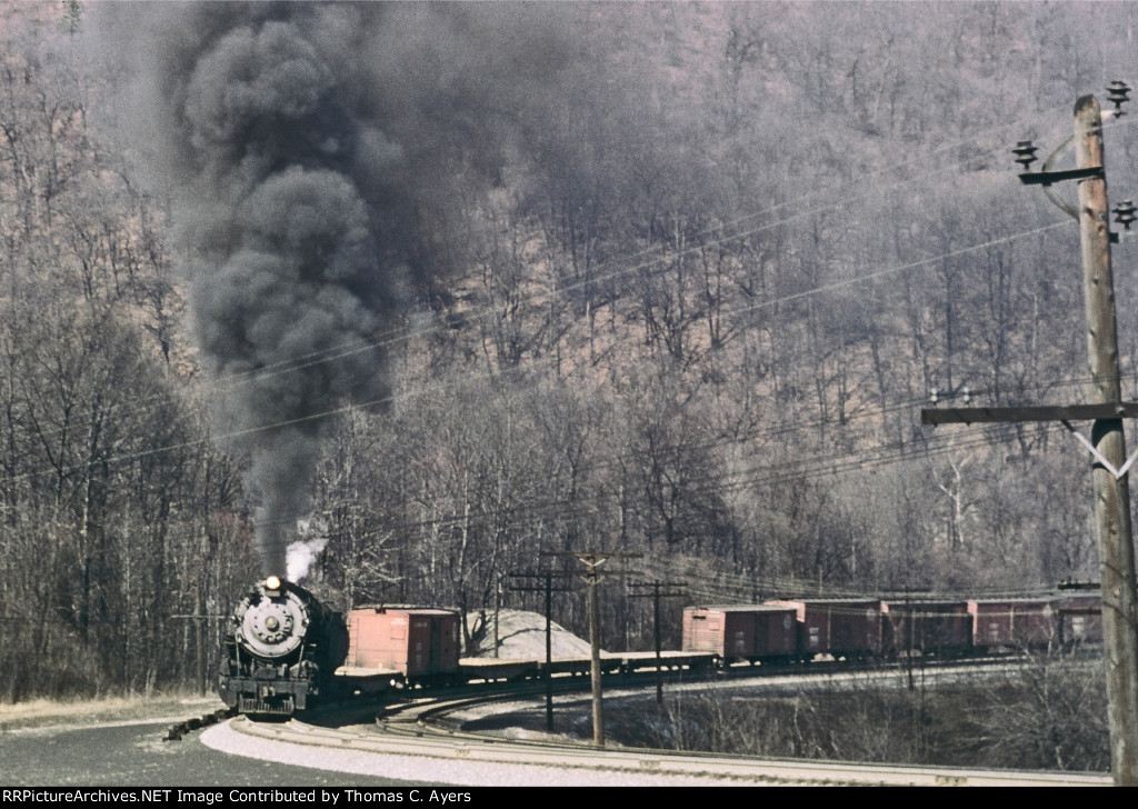 B&O 6120, 2-10-2, 1954